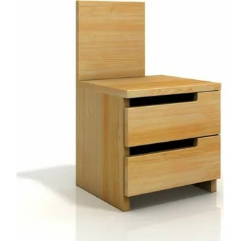 Noční stolek Visby Noční stolek Bergman High, borovice masiv (Barva dřeva: Palisandr)