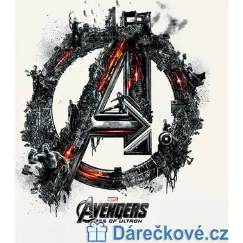 Samolepící dekorace Samolepka na zeď Avengers, vel. 42x35cm