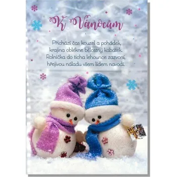 Albi Hrací přání K Vánocům Dva sněhuláci