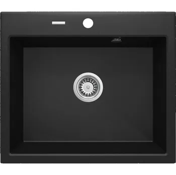 Granitový dřez Granitový dřez Deante ANDANTE ZQN G103 černá metalická