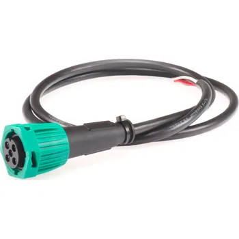 Přívěs Zástrčka - bajonet Fristom 5-pólový zelený, s kabelem 1m