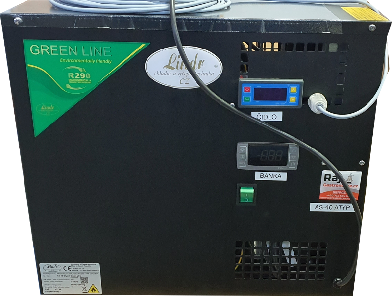 Chlazení AS-40 Glycol ATYP 3v1 (chlazení a vymražování moštů, chlazení na pivo)