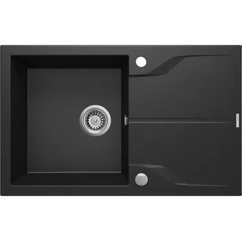Granitový dřez Granitový dřez Deante ANDANTE ZQN G113 černá metalická