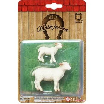 Figurka Rappa Zvířata na farmě 2 v 1 - ovce