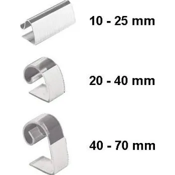 Dílenský stůl PGX 0009.5 Spona na stůl pro skirting 40 - 70