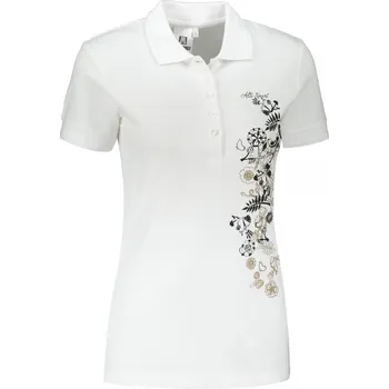 Dámské triko s límečkem ALTISPORT CARRYOVER ALW029210 BÍLÁ XS