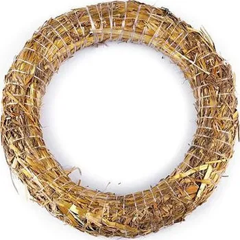 Floristika Stoklasa Slaměný věnec přírodní 25 cm
