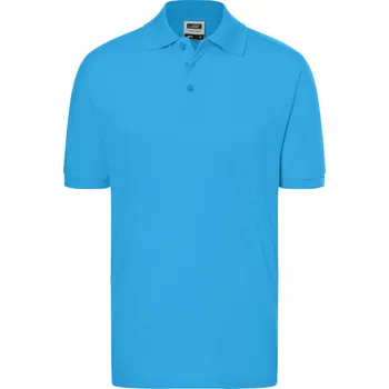 Pánské tričko Pánské triko s límečkem premium JAMES NICHOLSON JN070 AQUA S