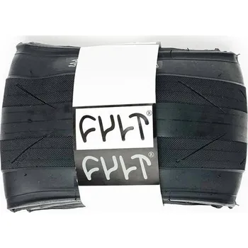 Plášť na kolo BMX plášť Corey Walsh Cult FAST & LOOSE Kevlar Bead černá 20 x 2.40"