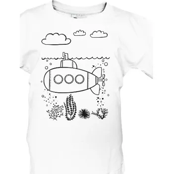 Dívčí tričko Tričko s potiskem Ponorka pro děti dětské