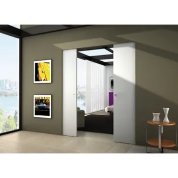 Stavební pouzdro ECLISSE SYNTESIS LINE DVOUKŘÍDLÉ POSUVNÉ DVEŘE BEZOBLOŽKOVÉ DO ZDIVA 10,0 cm 120 x 197 cm