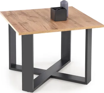 konferenční stolek Halmar Cross dub wotan/černý