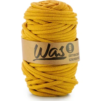 Nit Bavlněná šňůra 9mm, 50m, hořčice 080