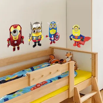 Samolepící dekorace Mimoňi samolepka na zeď, vel. 82x28cm