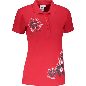 Dámské tričko Dámské triko s límečkem ALTISPORT CARRYOVER ALW016210 ČERVENÁ S