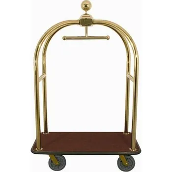 Servírovací stolek PGX 4425 010 Vozík na zavazadla 40 kg chrom/nikl/ocel