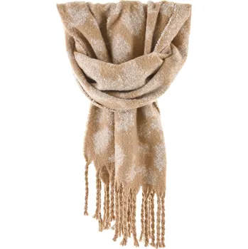 Rukavice BÉŽOVÁ VZOROVANÁ MAXI ŠÁLA Vero Moda