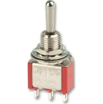 NINIGI Přepínač páčkový SP3T ON-OFF-(ON)