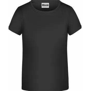 Chlapecké tričko Chlapecké triko JAMES NICHOLSON JN745 BLACK XS