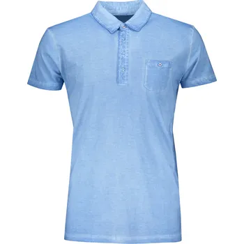 Pánské tričko Pánské triko s límečkem fashion JAMES NICHOLSON JN988 HORIZON BLUE S