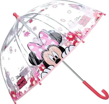 Deštník Vadobag Minnie Mouse transparentní