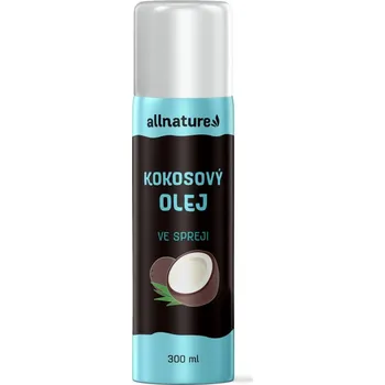 Rostlinný olej Recenze Allnature Kokosový olej ve spreji 300 ml