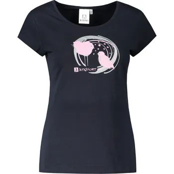 Dámské tričko Dámské triko ALTISPORT ALW050122 NÁMOŘNÍ MODRÁ/RŮŽOVÁ XS