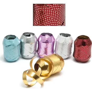 Stuha ARGUS vánoce 2025 Stuha vajíčko metalické puntíky 1cm/20m