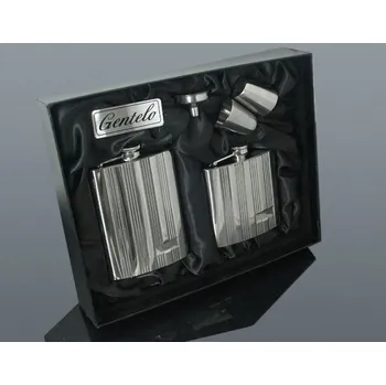 Placatka Souprava DOUBLE IRON placatka 240 a 180 ml + 2ks štamprliček 30 ml