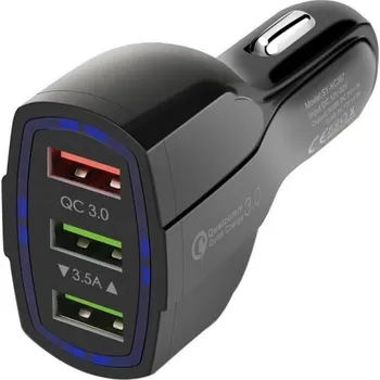 USB adaptér 3v1, 12/24V