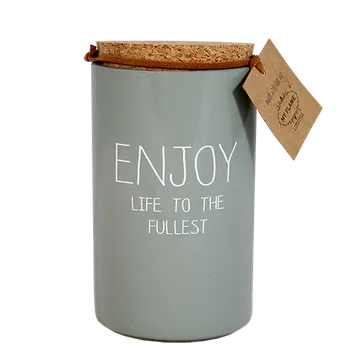 Svíčka My Flame Lifestyle MY FLAME VONNÁ SVÍČKA - ENJOY LIFE TO THE FULLEST - MINTY BAMBOO