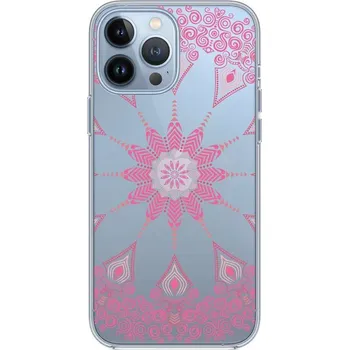 Pouzdro na mobilní telefon Kryt iPhone 13 Pro Max silikon Pink Mandala (obal neboli pouzdro na iPhone 13 Pro Max)