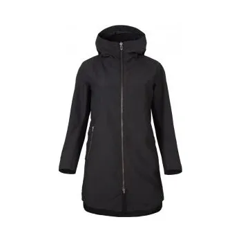 Dámská casual bunda WOOX ASTON ANTHRACITE 36; Černá větrovka + DÁREK DLE VÝBĚRU!