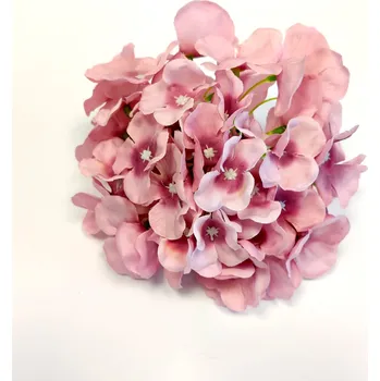 umělá květina Hlava hortenzie tmavě růžová