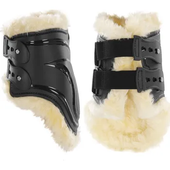 Ochrana nohy a ocasu EQUESTRO Kamaše zadní New Evolution Equestro, s beránkem, pár, černé COB