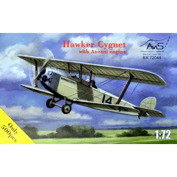 Plastikový model 1/72 Hawker Cygnet w/ Anzani engine (Lim.Edition)