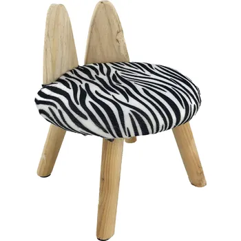 Taburet H&L Dětský taburet 27x27cm, zebra