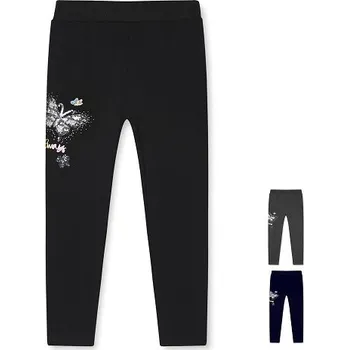 KUGO DÍVČÍ LEGÍNY ZATEPLENÉ "NATURE" Barva: tmavě modrá, Velikost: 122