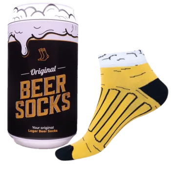 Pánské ponožky Ponožky - Pivo 14 v dárkové pivní plechovce - velikost 39-42 (Velikost 39-42)