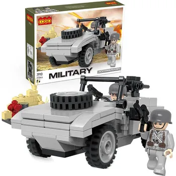 ostatní stavebnice COGO stavebnice Military WW2 Schwimmwagen kompatibilní 222 dílů