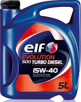 Motorový olej ELF Evolution 500 Turbo Diesel 15W-40 5 l