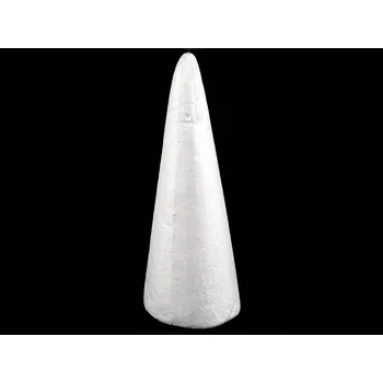Polystyrenový kužel 13 x 39 cm