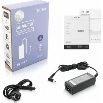 Nabíječka / zdroj Mitsu 19v 2.37a (4.0x1.35) - Asus ZM/AS19237E 45W