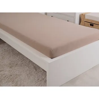 Prostěradlo B.E.S. Petrovice Prostěradlo jersey bavlna IDEAL 90x 200 Ořechová