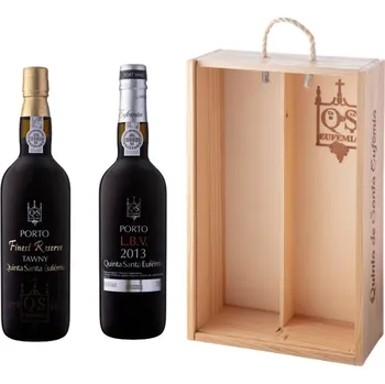 Víno Quinta de Santa Eufemia Dárkové balení portských vín Finest Reserva a LBV 2015 (2ks) 0,75 l