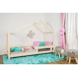 MAXIDO Dětská postel domeček Dita 200x120 přírodní (Český výrobek)