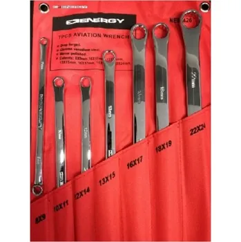 Nářadí pro automobil Sada očkových klíčů extra dlouhých 7ks ENERGY