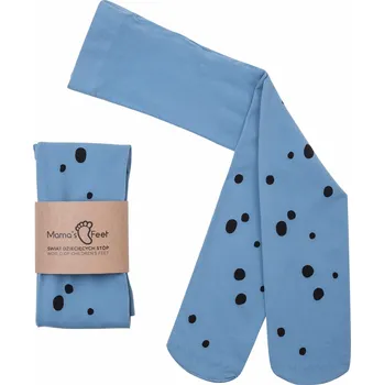 Mama's Feet Dětské jarní punčocháče Print Speckles Modré Velikost: 4-6 let