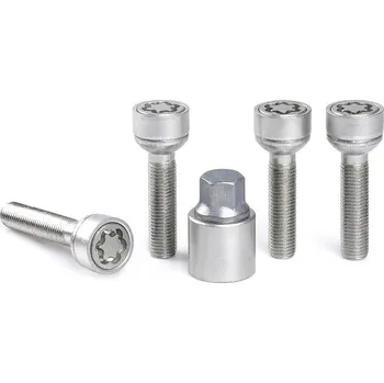 Autodoplněk Pojistné bezpečnostní šrouby M12x1,5x50 kulová R13, klíč 17, SICUSTAR VN250R13