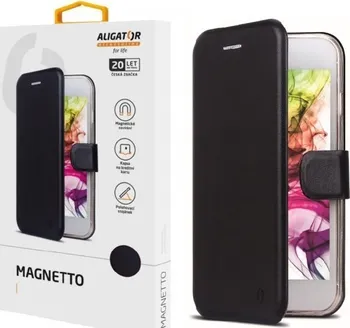 Pouzdro na mobilní telefon ALIGATOR Magnetto pro Vivo Y21 černé
